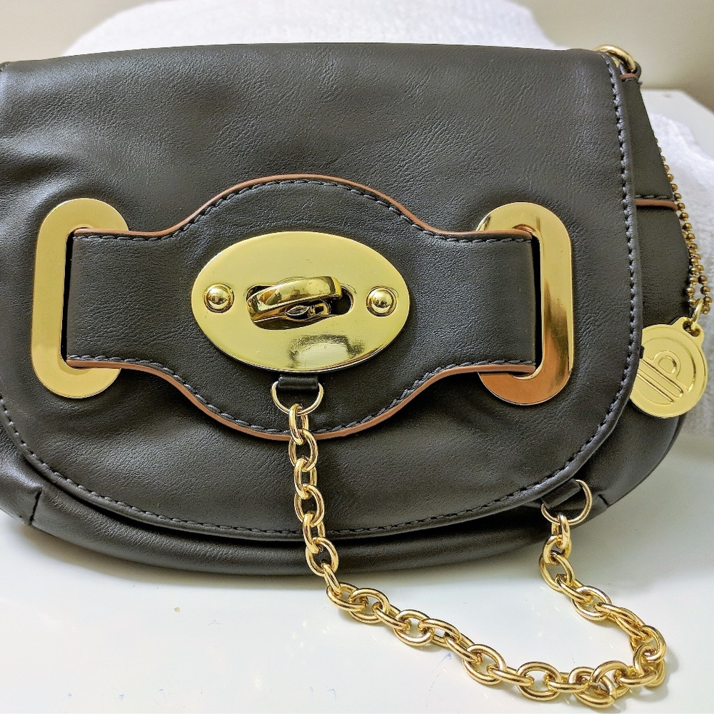 Big Buddha Crossbody Hand Bag - Gray